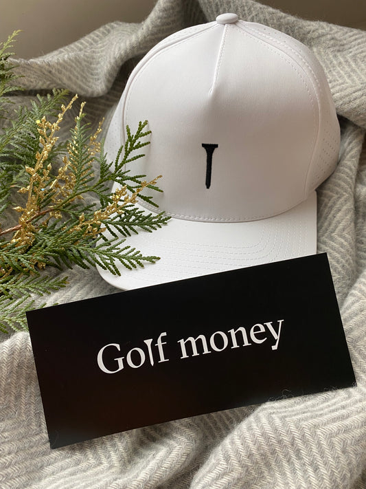 Gift card + Tee Time Snapback (white)