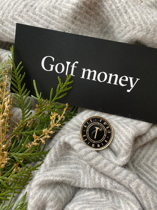 Gift card + Six Foot Gimmies ball marker