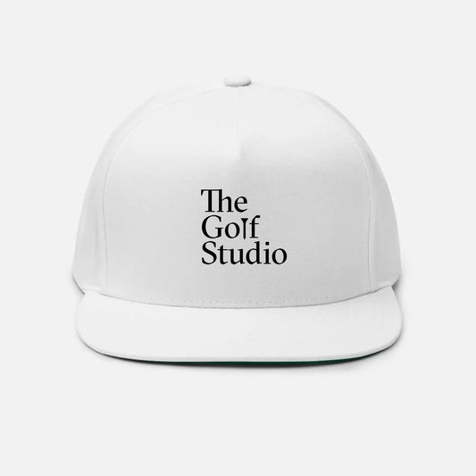 The Golf Studio Snapback Hat - White